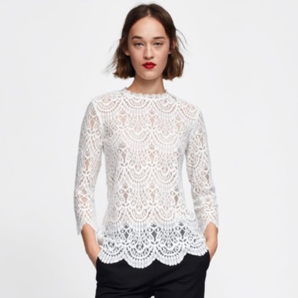 Zara Lace Top